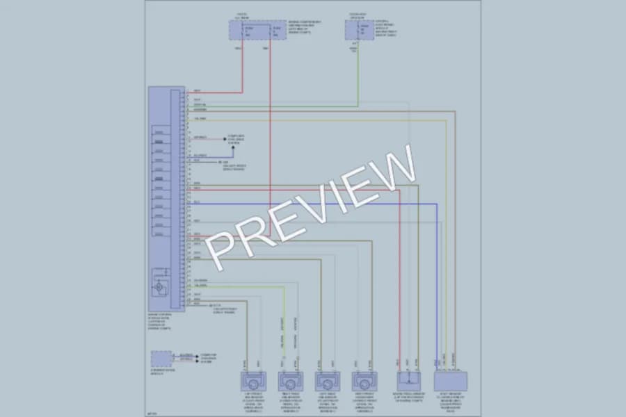 2008 Volvo C70 Anti Lock Brakes wiring diagram preview