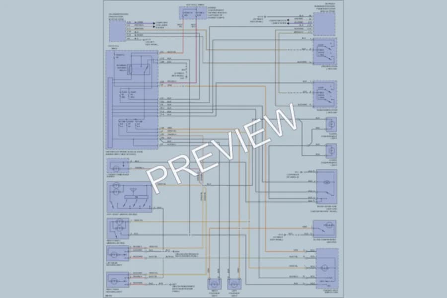 2008 Volvo C70 Interior Lights wiring diagram preview