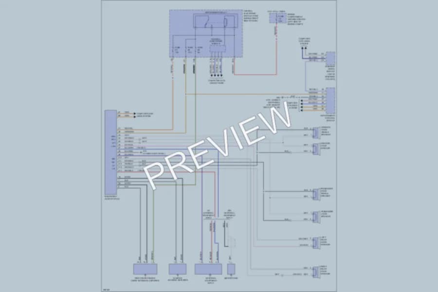 2008 Volvo C70 Radio wiring diagram preview