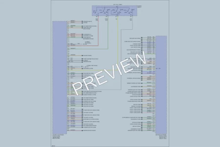 2008 Volvo S40 Body Control Modules wiring diagram preview