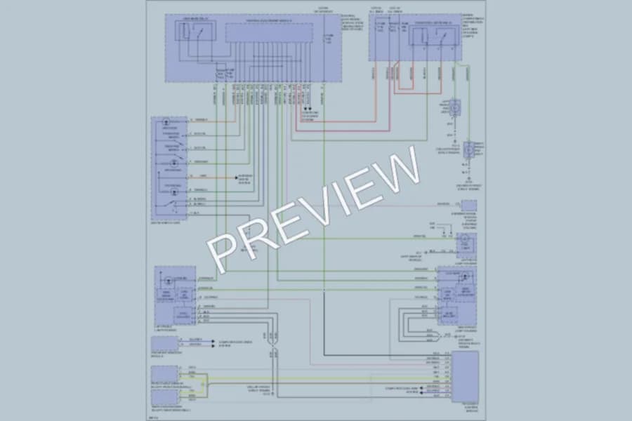 2008 Volvo S40 Headlights wiring diagram preview