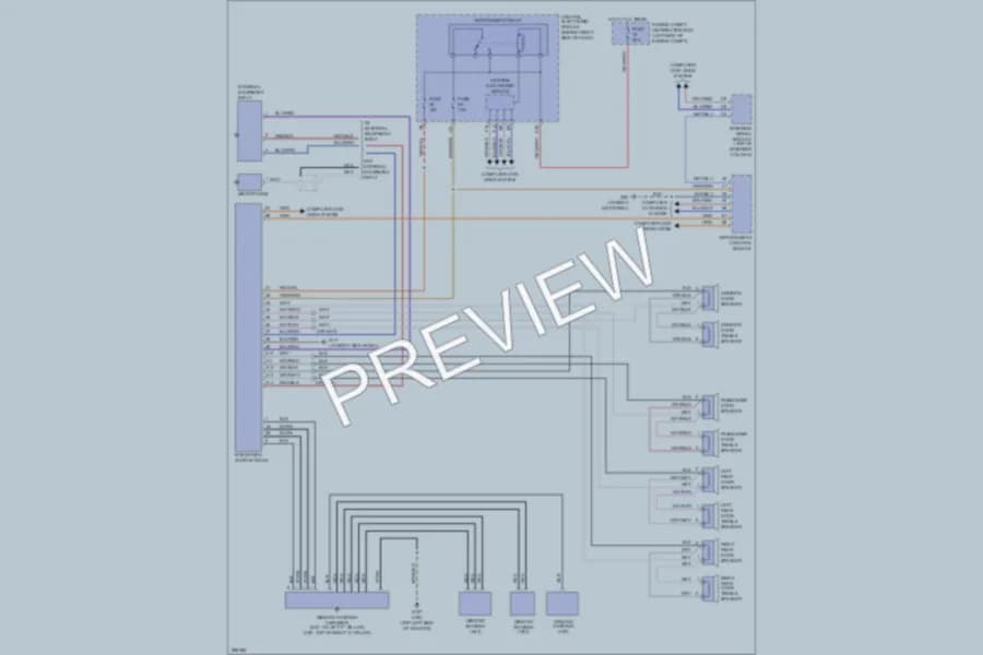 2008 Volvo S40 Radio wiring diagram preview