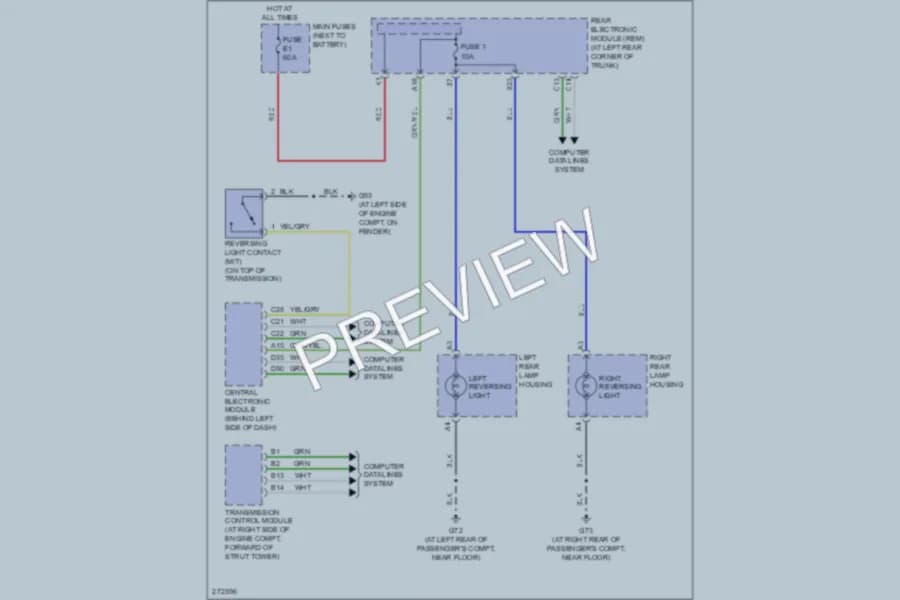 2008 Volvo S60 Exterior Lights wiring diagram preview