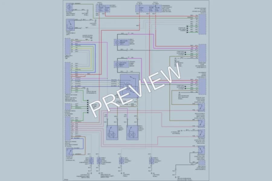 2008 Volvo S60 Interior Lights wiring diagram preview
