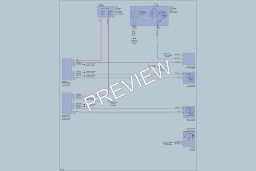 2008 Volvo S80 Defoggers wiring diagram preview