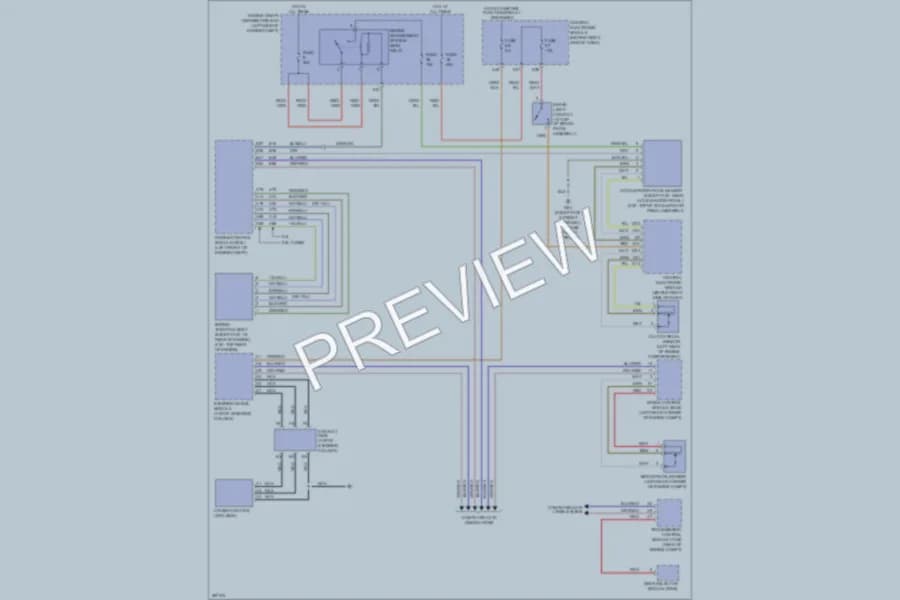 2008 Volvo V50 Cruise Control wiring diagram preview