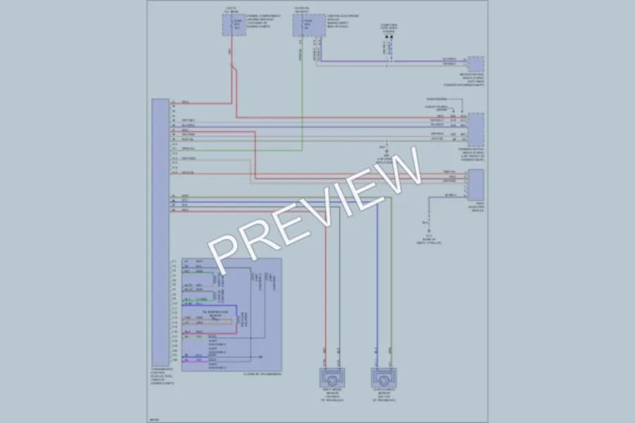 2008 Volvo V50 Transmission wiring diagram preview