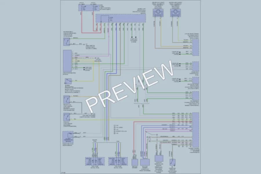2008 Volvo V70 Instrument Cluster wiring diagram preview