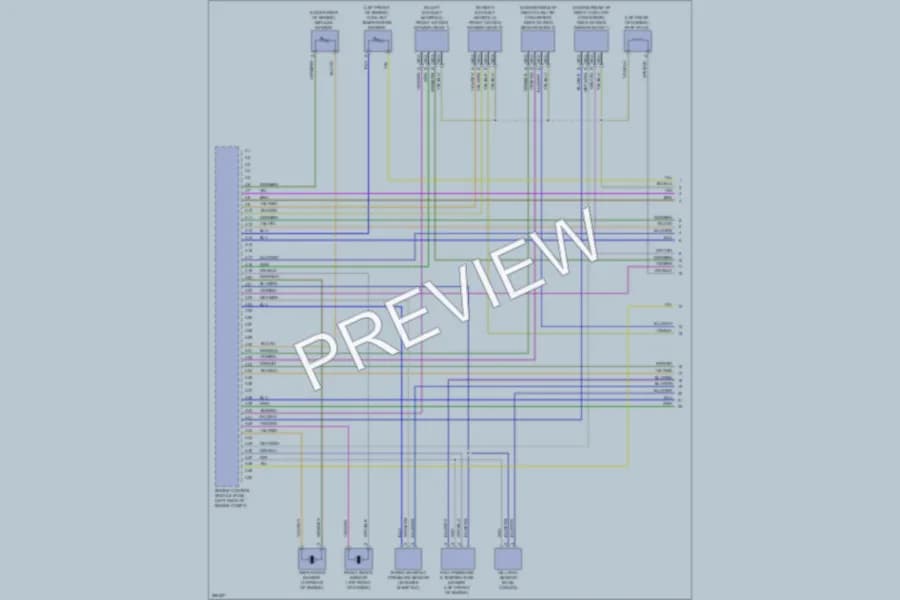 2008 Volvo XC70 Engine Performance wiring diagram preview
