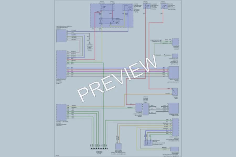 2008 Volvo XC90 Cruise Control wiring diagram preview
