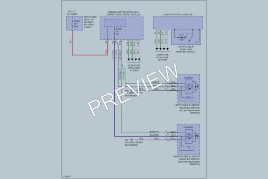 2008 Volvo XC90 Navigation wiring diagram preview