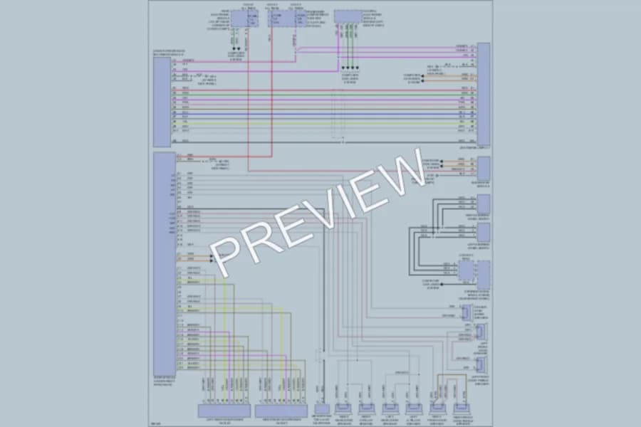 2008 Volvo XC90 Radio wiring diagram preview