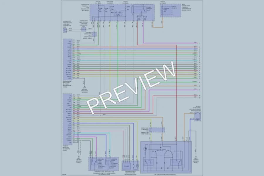 2009 Acura MDX Radio wiring diagram preview