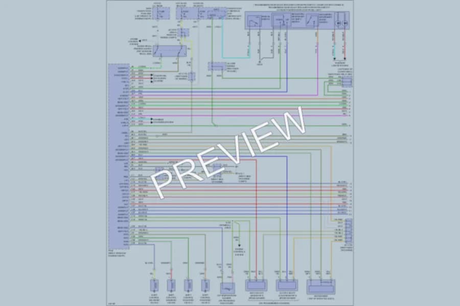 2009 Acura MDX Trunk Tailgate Fuel Door wiring diagram preview