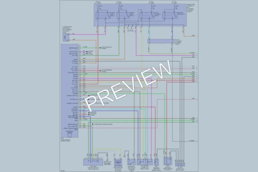 2009 Acura RDX Engine Performance wiring diagram preview