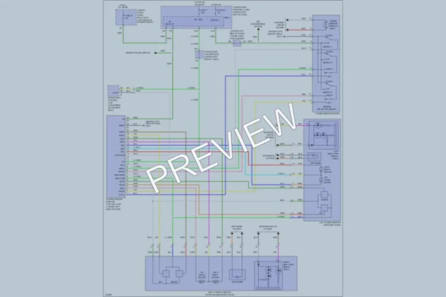 2009 Acura RDX Memory Systems wiring diagram preview