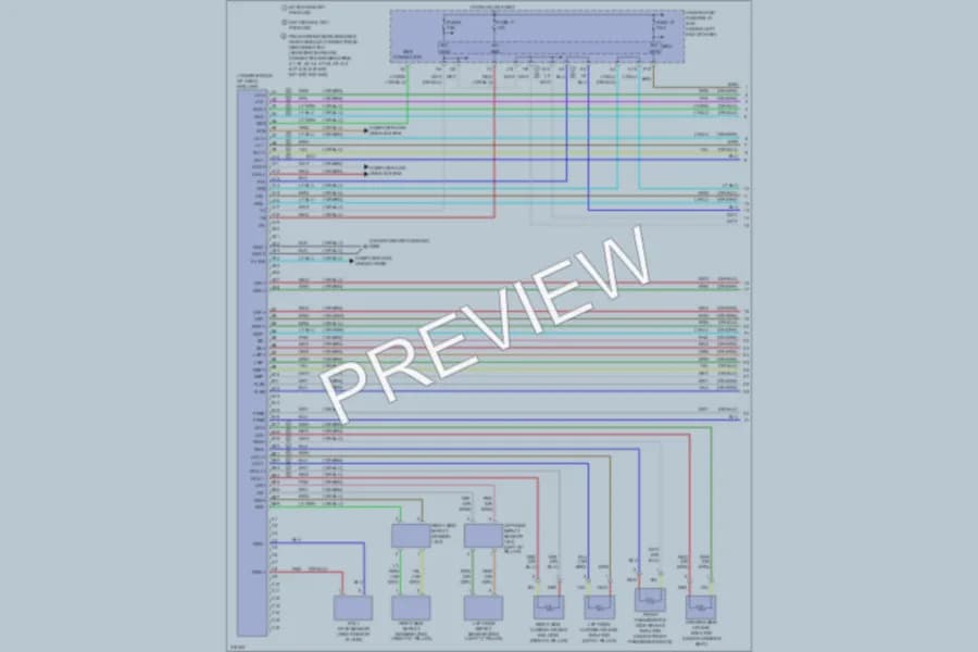 2009 Acura RDX Supplemental Restraints wiring diagram preview