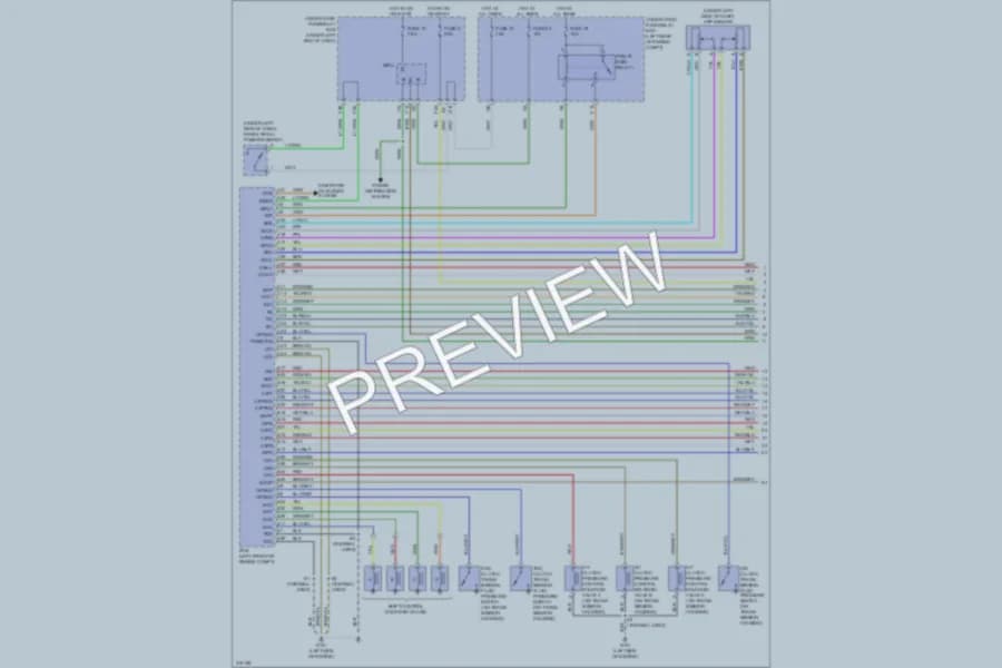 2009 Acura RDX Transmission wiring diagram preview
