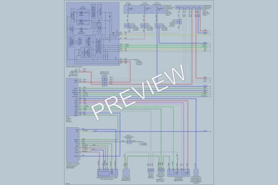 2009 Acura RL Cruise Control wiring diagram preview