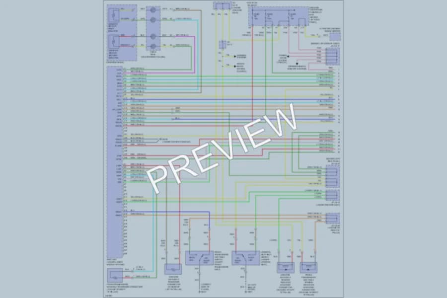 2009 Acura RL Supplemental Restraints wiring diagram preview