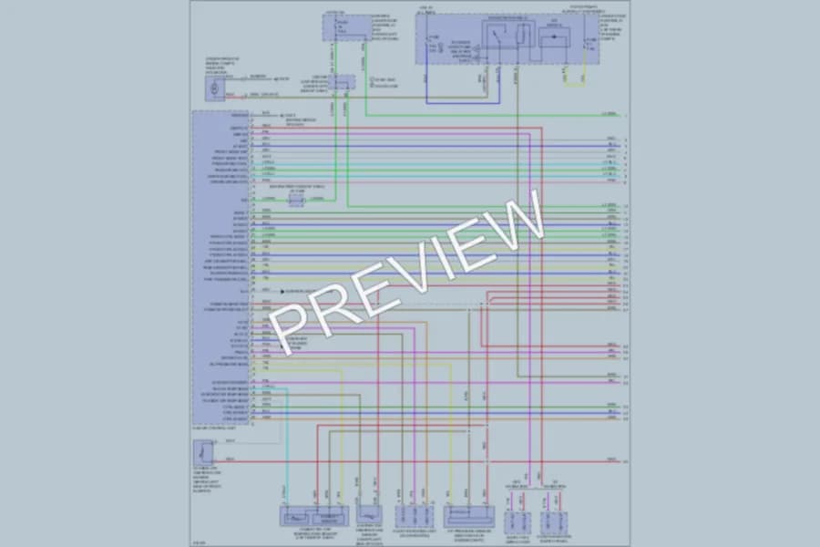 2009 Acura TL Air Conditioning wiring diagram preview