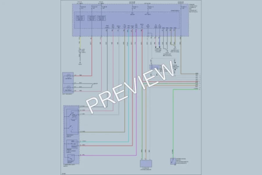 2009 Acura TL Headlights wiring diagram preview