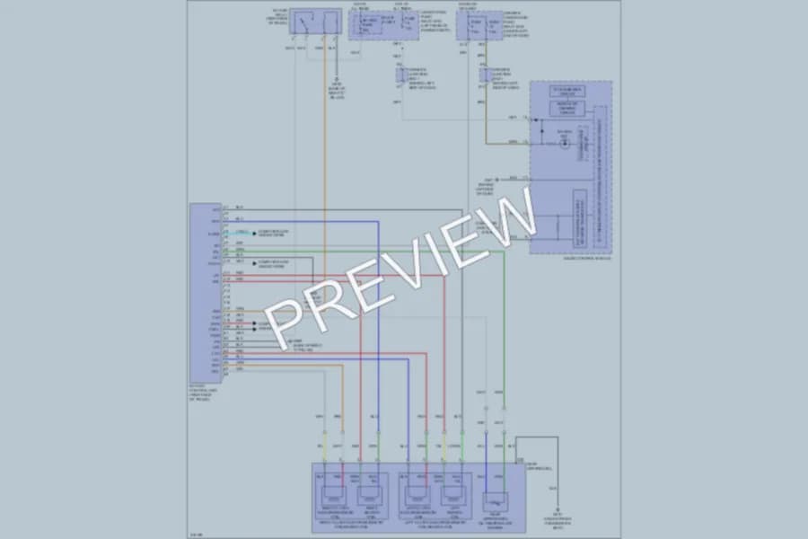 2009 Acura TL Transmission wiring diagram preview