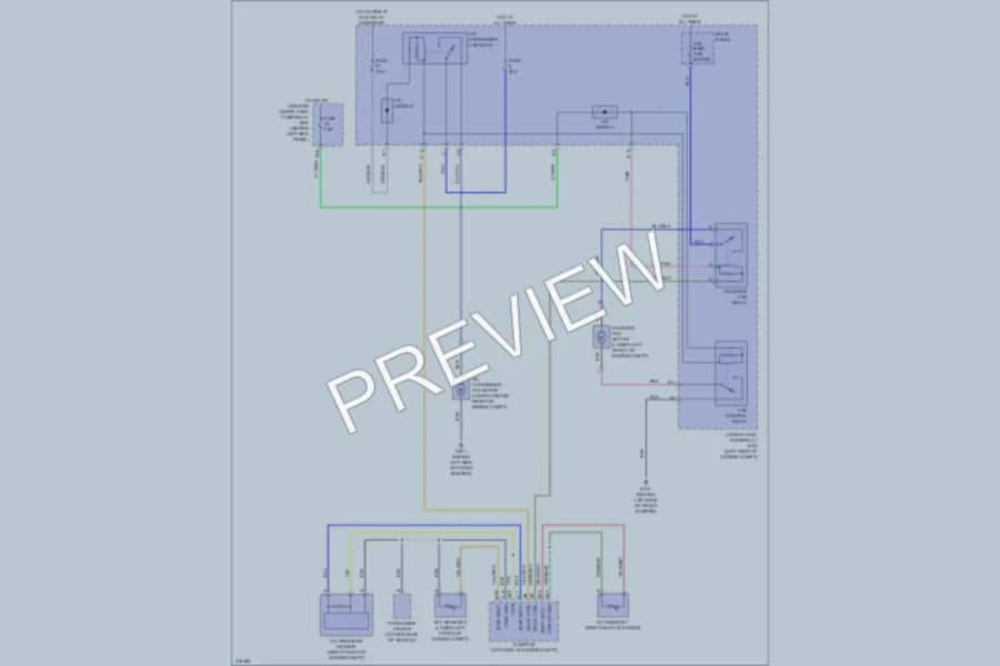2009 Acura TSX Cooling Fan wiring diagram preview
