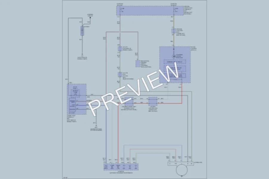2009 Acura TSX Starting Charging wiring diagram preview