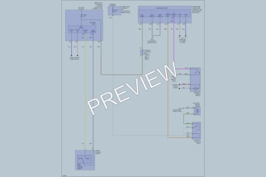 2009 Acura TSX Wiper Washer wiring diagram preview
