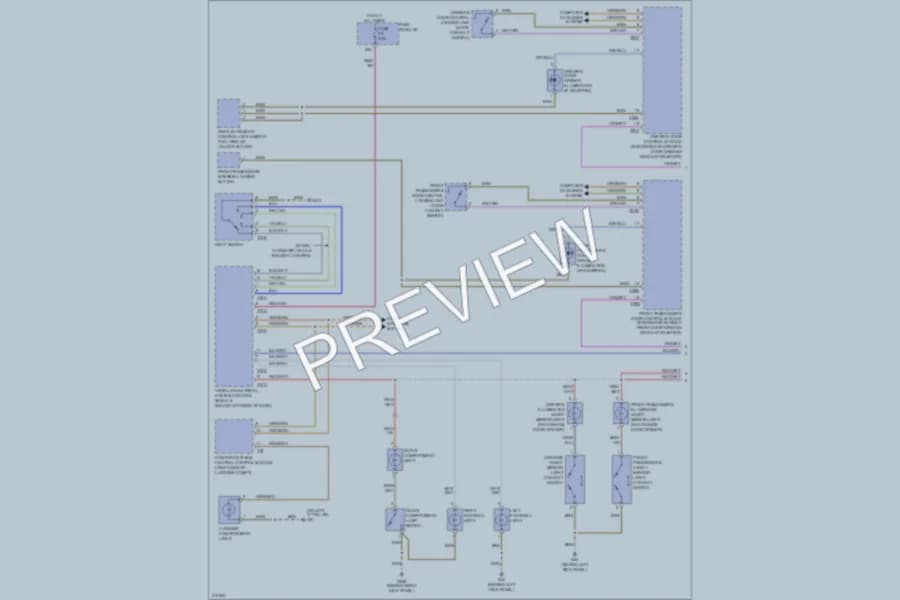 2009 Audi A3 Interior Lights wiring diagram preview