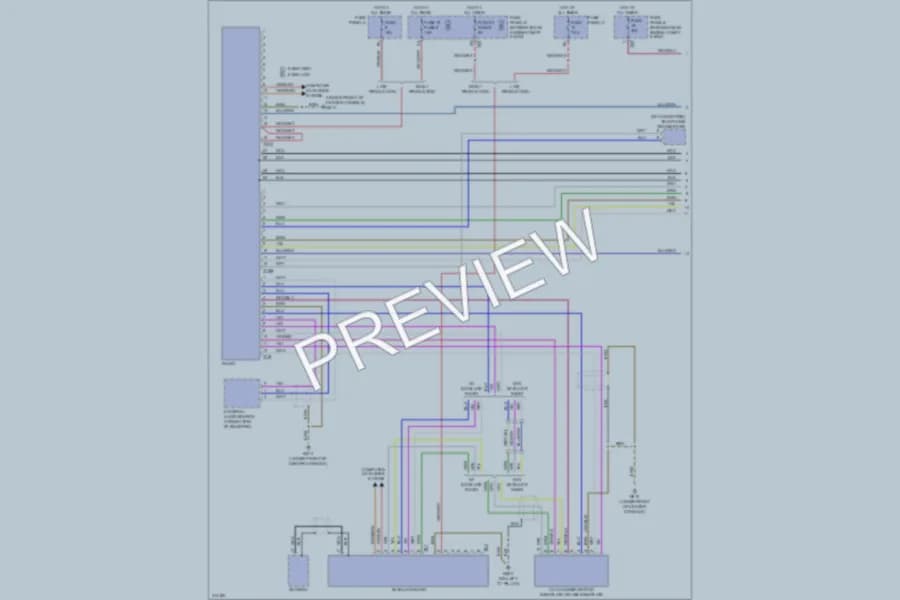 2009 Audi A3 Radio wiring diagram preview