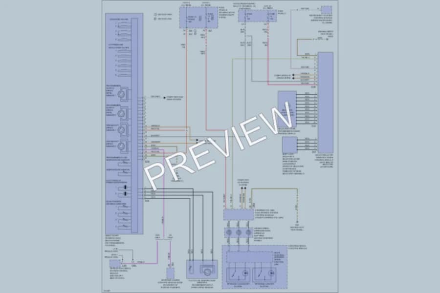 2009 Audi A3 Transmission wiring diagram preview