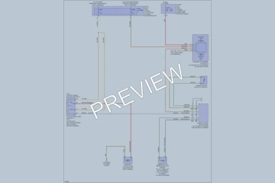 2009 Audi A4 Cooling Fan wiring diagram preview