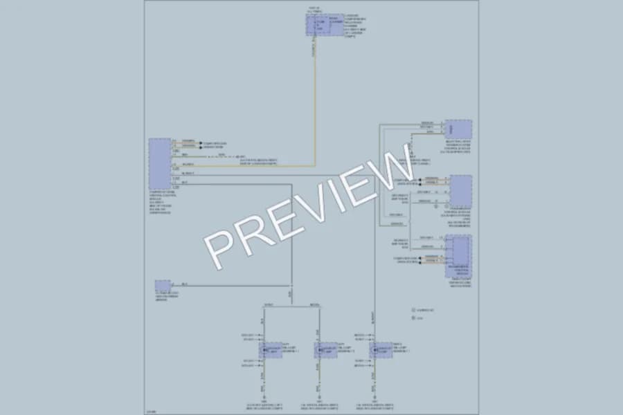 2009 Audi A4 Exterior Lights wiring diagram preview