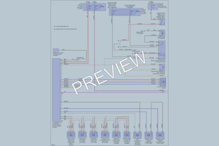 2009 Audi A5 Air Conditioning wiring diagram preview