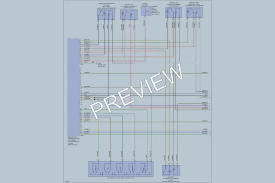 2009 Audi A5 Memory Systems wiring diagram preview