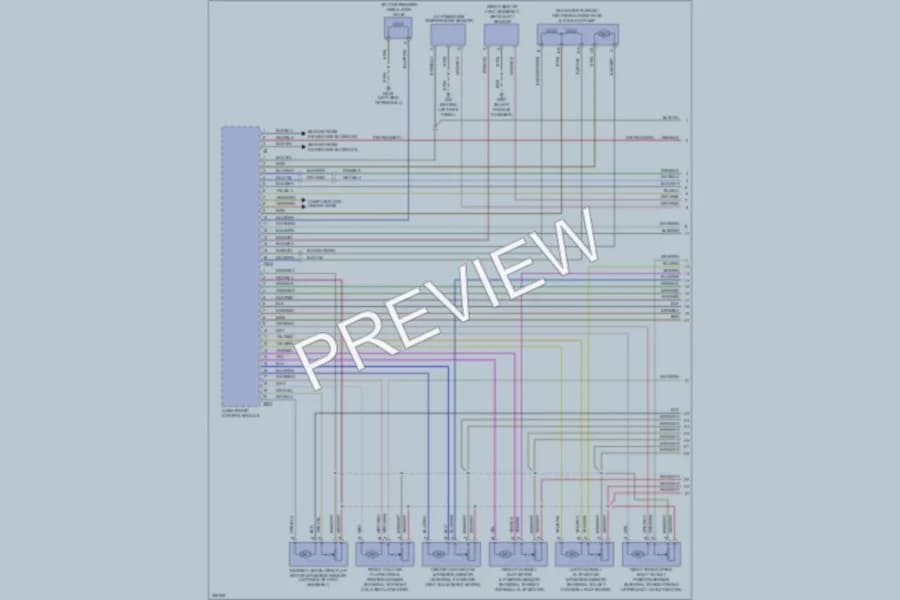 2009 Audi A6 Air Conditioning wiring diagram preview