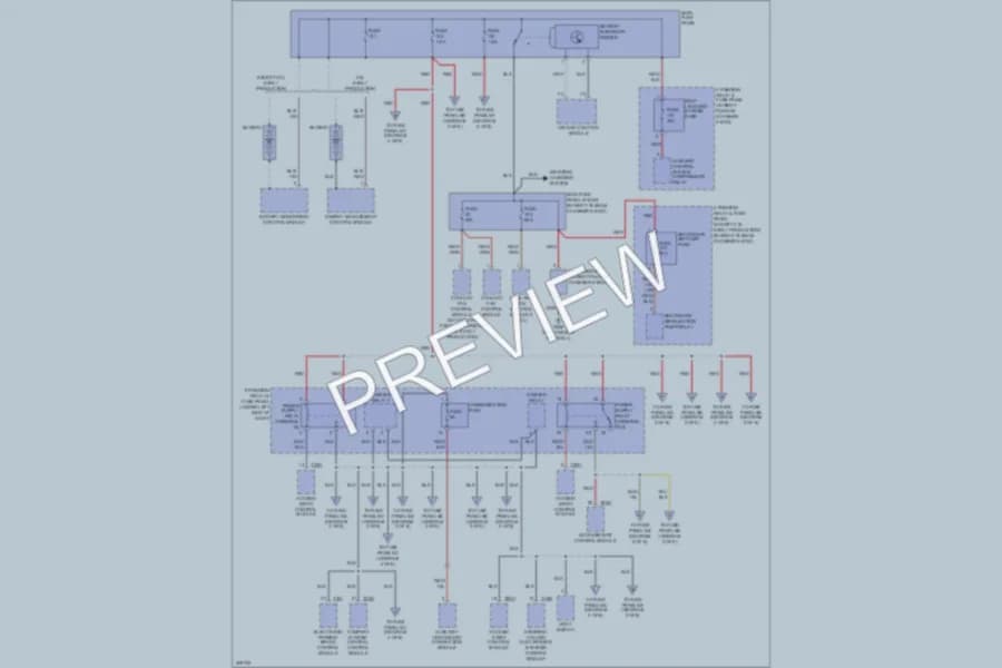 2009 Audi A6 Power Distribution wiring diagram preview