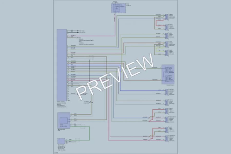 2009 Audi A6 Radio wiring diagram preview
