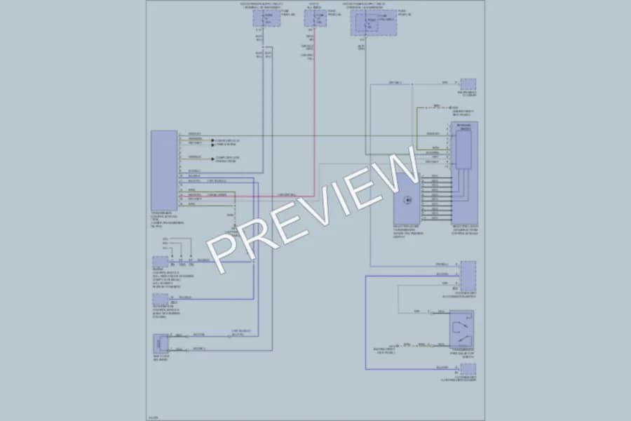 2009 Audi A6 Transmission wiring diagram preview