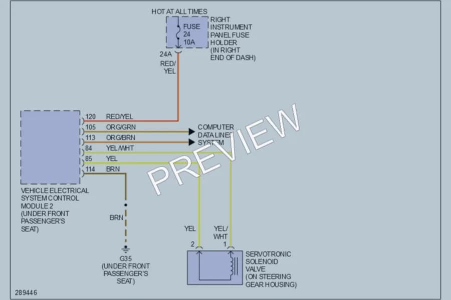 2009 Audi A8 Electronic Power Steering wiring diagram preview
