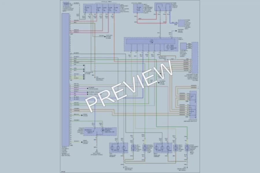 2009 Audi A8 Exterior Lights wiring diagram preview