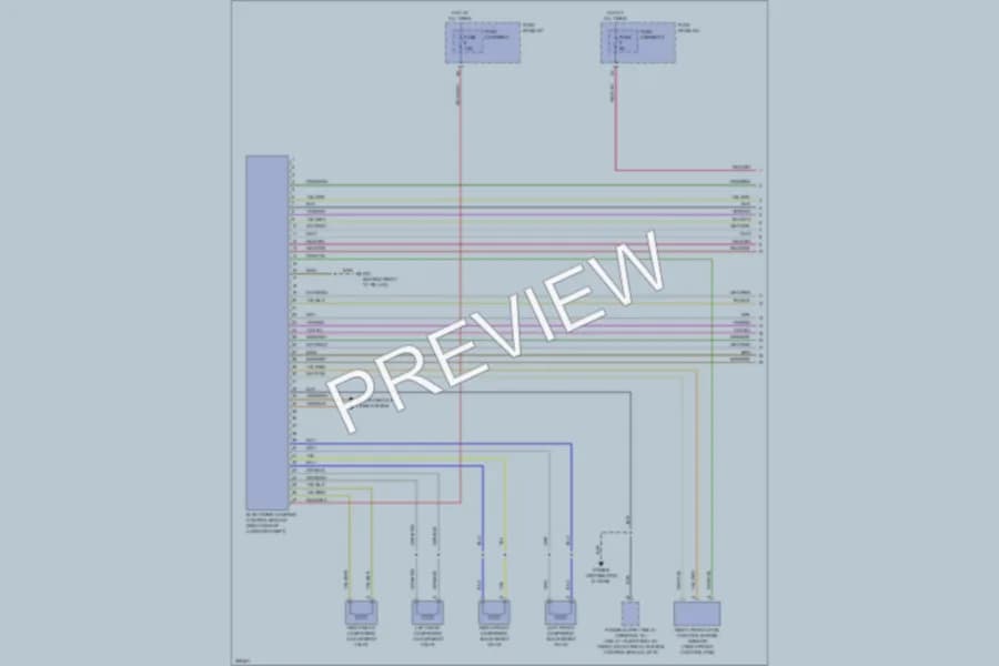 2009 Audi Q5 Electronic Suspension wiring diagram preview