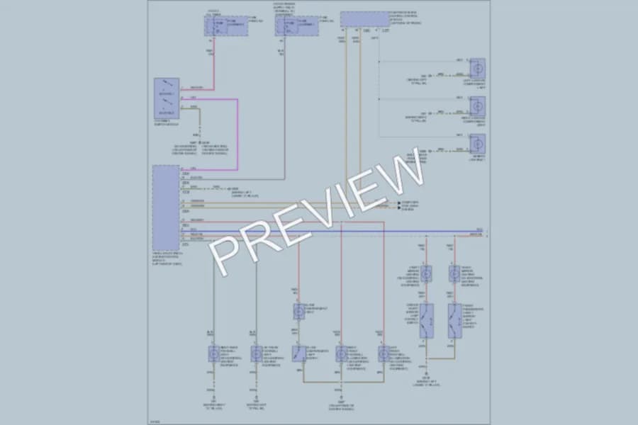 2009 Audi Q5 Interior Lights wiring diagram preview