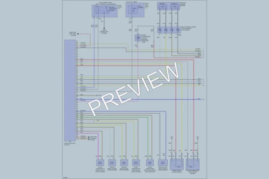 2009 Audi Q5 Supplemental Restraints wiring diagram preview