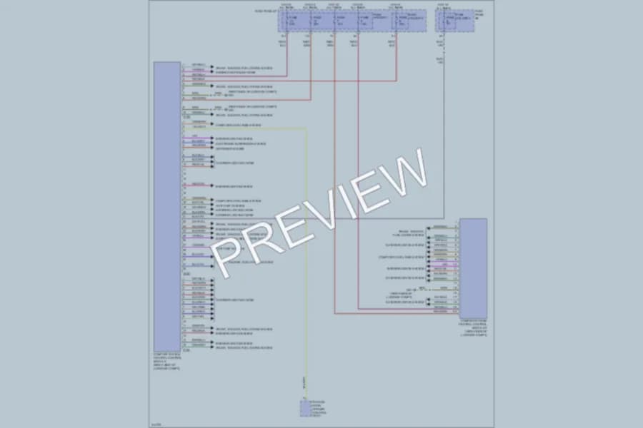 2009 Audi Q7 Body Control Modules wiring diagram preview