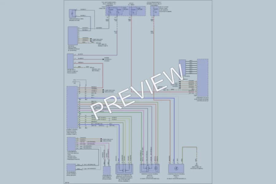 2009 Audi Q7 Cruise Control wiring diagram preview