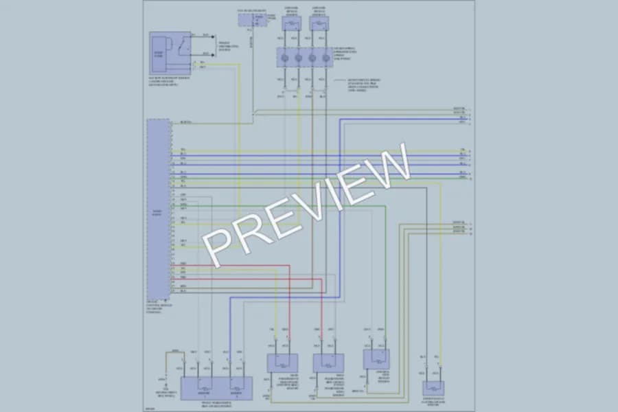 2009 Audi Q7 Supplemental Restraints wiring diagram preview