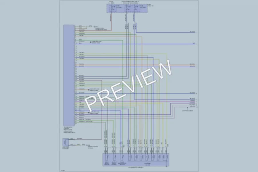 2009 Audi Q7 Transmission wiring diagram preview